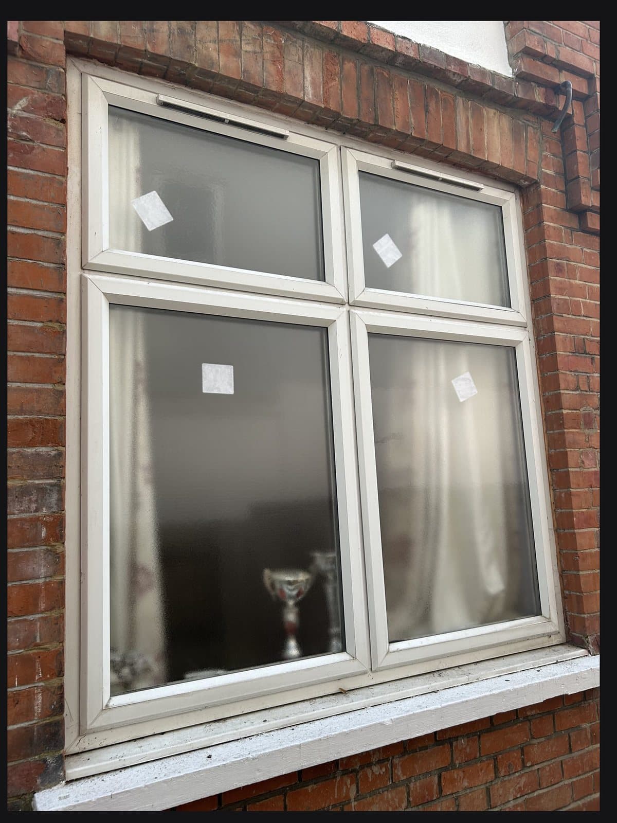 Blown double glazing replaced — after, Surrey