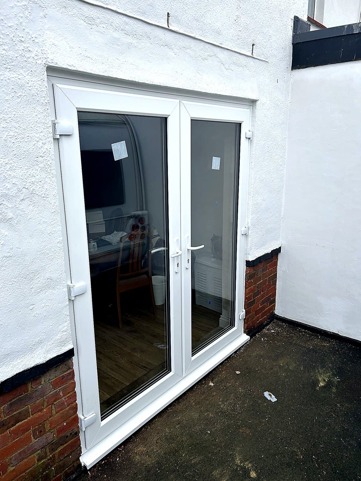 White back door fitted — Surrey