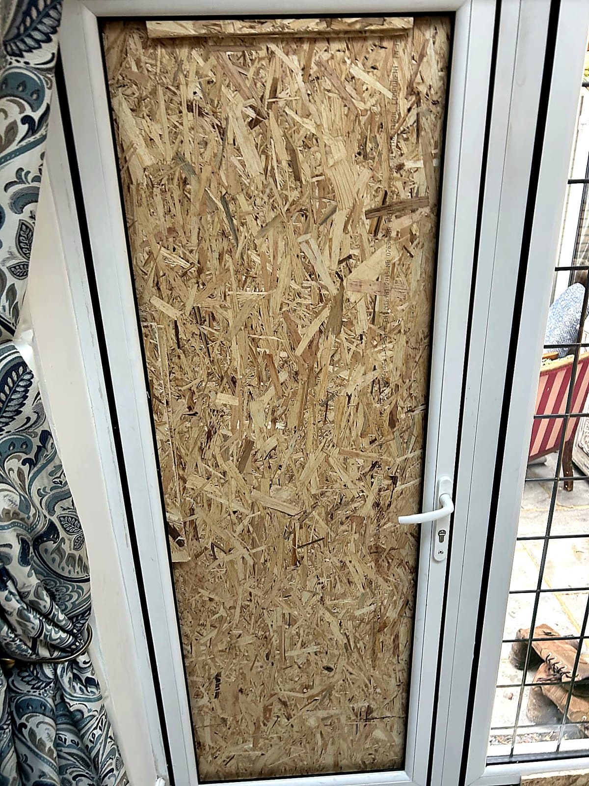 Emergency board-up — K&R Locksmiths and Windows, Carshalton