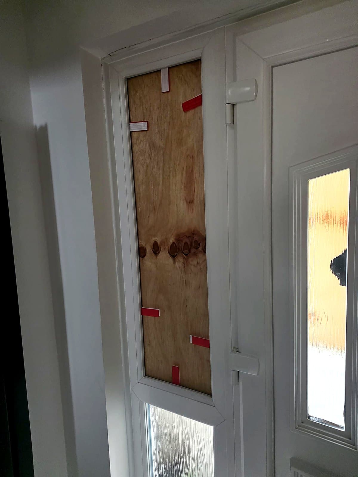Secured after damage — K&R Locksmiths and Windows, Surrey