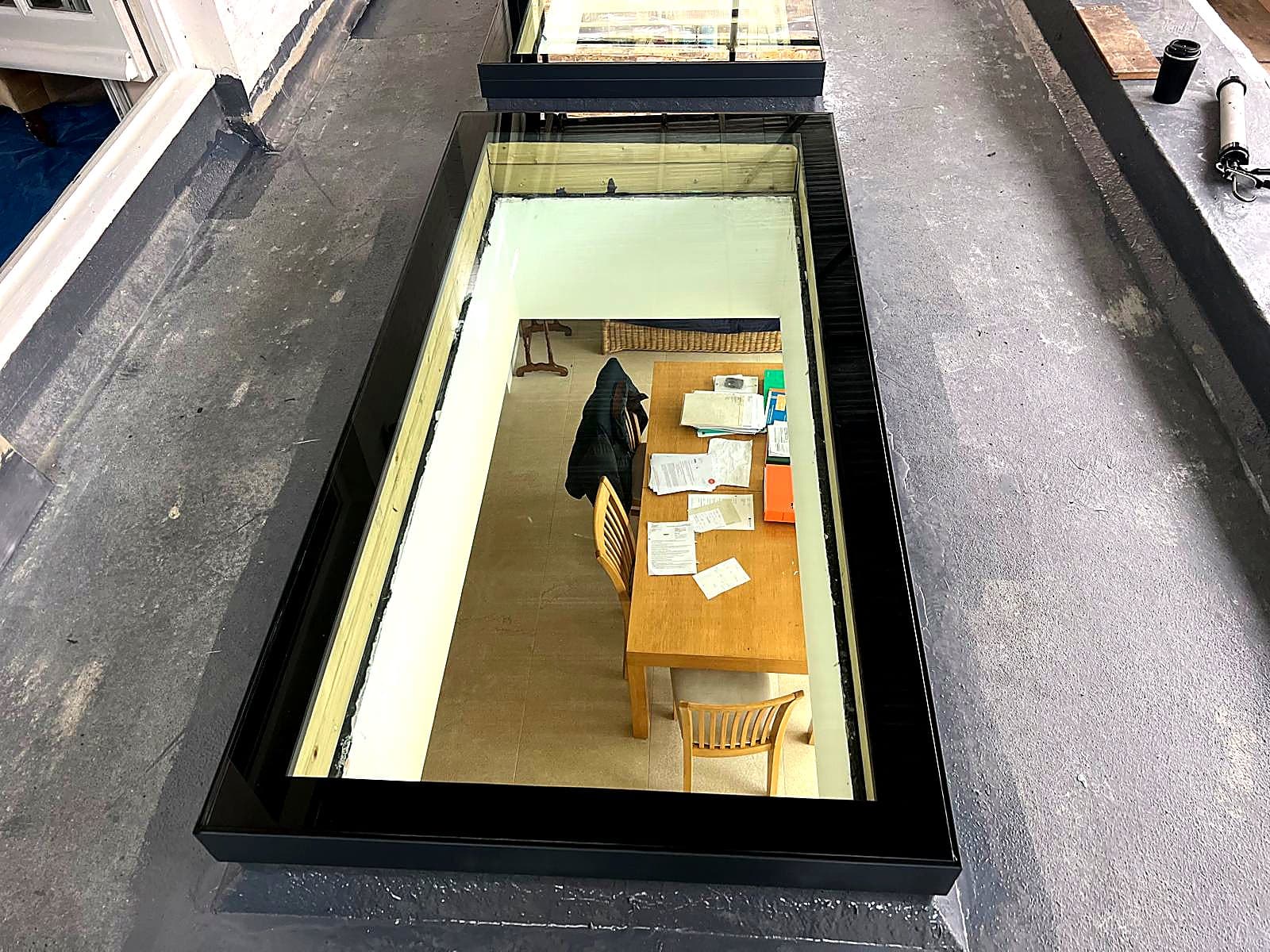 Flat-roof lantern installed — K&R Locksmiths and Windows, Surrey